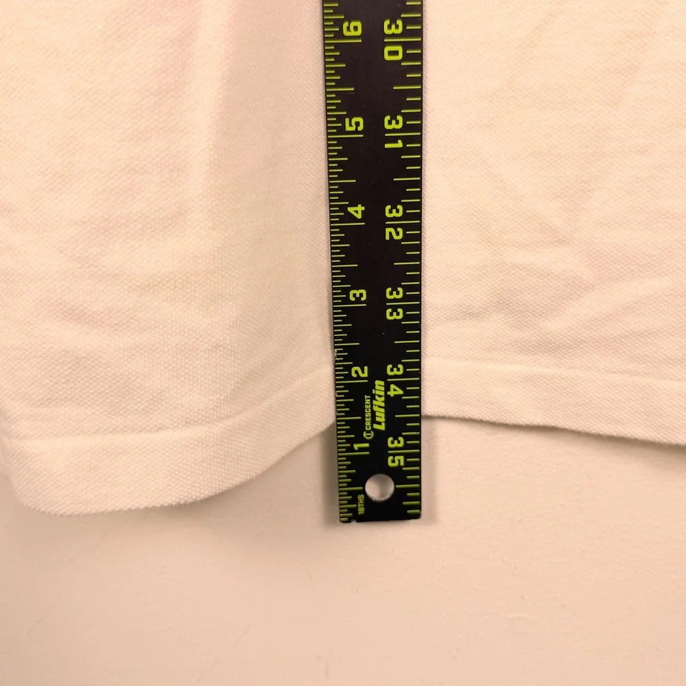 Polo Ralph Lauren Polo Men 4XLT White Colorblock Cotton Preppy Sporty Big & Tall